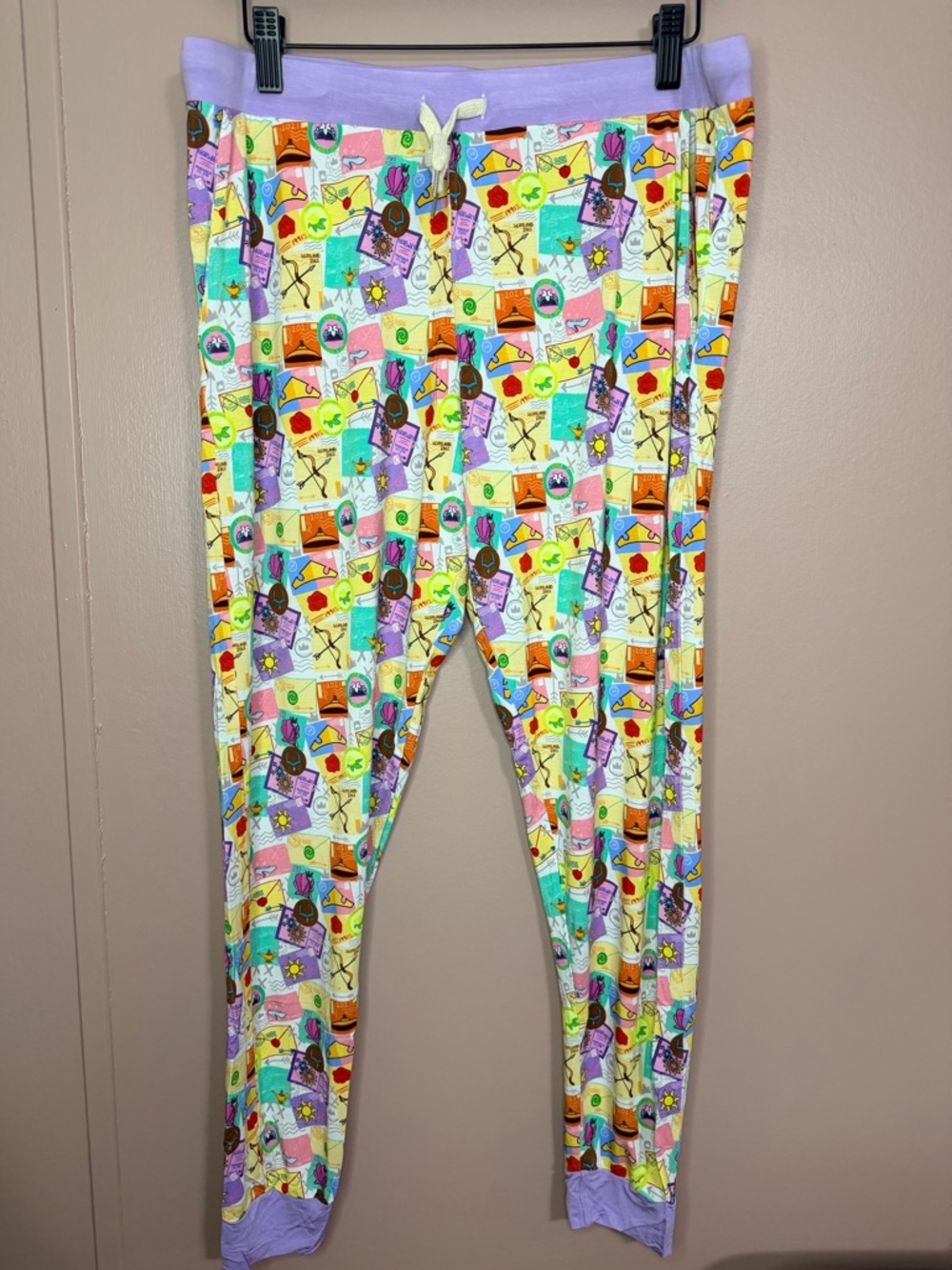 Colorful Patchwork Bamboo Jogger Pants